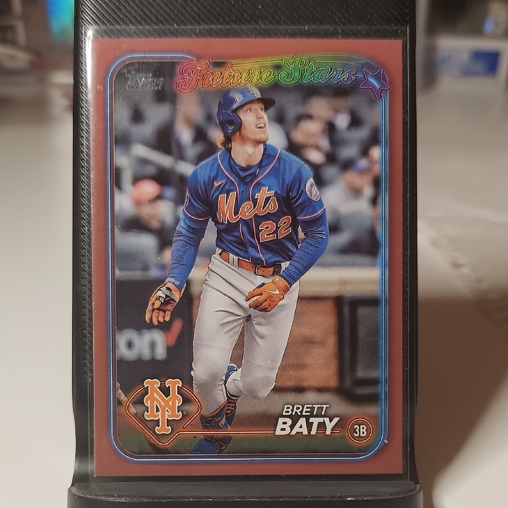 2024 Topps Series 2 BRETT BATY Mother's Day Parallel 50/50 #690 Mets